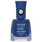 Esmalte Risqué Diamond Gel Divas No Poder Azul Look Fashionista 9,5