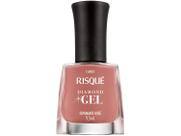 Esmalte Risqué Diamond Gel Espumante Rosé 9,5ml - Alta Durabilidade e Brilho