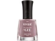 Esmalte Risqué Diamond Gel Lavanda Francesa Cremoso 9,5ml