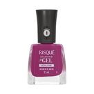 Esmalte Risqué Diamond Gel Nova Cor Macaron de Amora