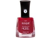Esmalte Risqué Diamond Gel Vermelho Cereja Cremoso 9,5ml