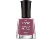 Esmalte Risqué Diamond Gel Vinho Bordo