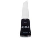 Esmalte Risqué Escuro Cremoso Preto Sépia 8ml