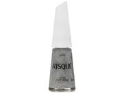 Esmalte Risqué Glitter Prata As Mil Purpurinas 8ml