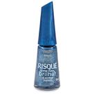 Esmalte Risque Livre para Brilhar Azul Metálico Já Acordo Divando com 8ml Esmalte Risque Livre para Brilhar Azul Metálico Já Acordo Divando com 8ml