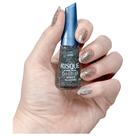 Esmalte Risqué Livre para Brilhar Glitter Azul De Paetê na Avenida