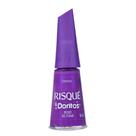 Esmalte Roxo Risqué e Doritos Roxo de Fome Metálico 8ml