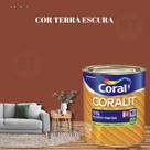 Esmalte Sintético Base Água Coral Coralit 800ml Tinta Cor Laranja Acetinado p/Madeiras e Metais e Pintura em Artesanato de MDF. Esmalte Sintético Base Água Coral Coralit 800ml Tinta Cor Laranja Acetinado p/Madeiras e Metais e Pintura em Artesanato de MDF.