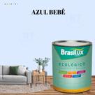 Esmalte Sintético Brasilux Base Água Ecologico Cor Azul 800ML Brilhante Esmalte Sintético Brasilux Base Água Ecologico Cor Azul 800ML Brilhante