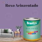 Esmalte Sintético Brasilux Base Água Ecologico Cor Roxo 800ML Brilhante