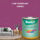 Esmalte Sintético Brasilux Base Água Ecologico Cor Vermelho 800ML Brilhante