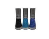 Esmalte Top Beauty Coleção Ultimate Glitter 03 unid Esmalte Top Beauty Coleção Ultimate Glitter 03 unid