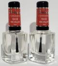 Esmaltes priscila base incolor cor em dobro 2 unidades r 8,60 cada fixação e secagem rápida