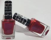 Esmaltes priscila elegante cor em dobro 2 unidades r 8,60 cada fixação e secagem rápida