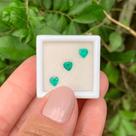 Esmeralda Coração SET 0,73ct