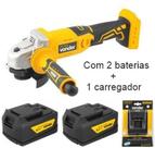 Esmerilhadeira 4.1/2 2 Baterias 4.0Ah 18V iev 1808