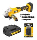 Esmerilhadeira 4.1/2 IEV 1808 VONDER c/ 1 bateria 2.0Ah 18V