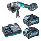 Esmerilhadeira Ang 4-1/2" 40v XGT GA023 2x 4.0Ah Makita 110v