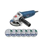 Esmerilhadeira Ang Profis Gws 850 115mm Bosch com 6 discos