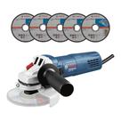 Esmerilhadeira angular 4.1/2" 710W com 5 Discos - GWS 700 (220V)