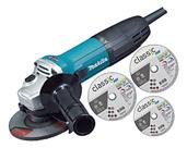 Esmerilhadeira Angular 4.1/2" C/ 3 Discos GA4530 220V720W Makita