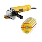 Esmerilhadeira angular 4.1/2" dwe4118 220v com disco