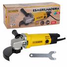 Esmerilhadeira Angular 4 e meia polegada 650W 127V Compacta e Potente para Cortes e Desbastes