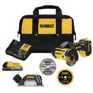 Esmerilhadeira angular DEWALT DCS438E1 20V MAX sem fio 7,5 cm com acessórios