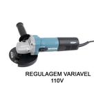 Esmerilhadeira angular eletrica 125mm 900w 4 pol. com velocidade variavel 127v, 110v wesco ws4722u