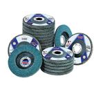 Esmerilhadeira angular Flap Disc Sali Zirconia 120 Grit de 4,5 cm x 22 mm