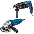 Esmerilhadeira Angular GWS850 com Martelete Perfurado 820W GBH2 24 D 220V BOSCH