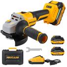 Esmerilhadeira angular sem fio MAXCULAR 4,5-5" 9600 RPM 2x4,0Ah