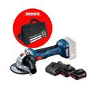 Esmerilhadeira gws 180-li brushless c/bat 18v 5.0a