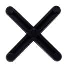 Espacador cruzeta 4,0mm preto