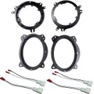 Espaçador de alto-falante+adaptador com cablagem para Toyota Lexus