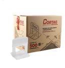 Espaçador Nivelador 1mm Cortag P/ Pisos Caixa C/ 500 Peças