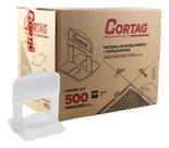 Espaçador Nivelador 2mm Cortag P/ Pisos Caixa C/ 500 Peças