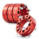 Espaçadores de Roda Orion Motor Tech 6x5.5 5 cm Kit Vermelho