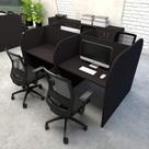 Espaço de Trabalho Call Center para 4 pessoas 1,87m Pre F5 Espaço de Trabalho Call Center para 4 pessoas 1,87m Pre F5