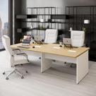 Espaço de Trabalho Escritório p/ 4 pessoas 2,40m Mac Br F5