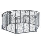 Espaço para Bebê Evenflo Versatile - 6 Painéis Ajustáveis (Cinza Frio)