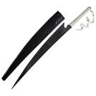 Espada Anime Bleach Kurosaki Ichigo Lâmina De Aço Com Bainha