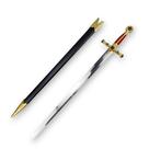 Espada Cerimonial Maçônica Vermelho E Dourado Preto/dourado/vermelho