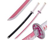 Espada Demon Slayer Kimetsu No Yaiba Katana Kanao Tsuyuri Lamina de Bambu Cosplay Decoração