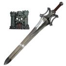 Espada Do Poder He-Man Em Aço Com Suporte Decorativo