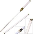 Espada Katana Branca Bleach Zaraki Kenpachi Samurai Japonês Branco