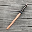 Espada Katana de madeira de 60 cm para Aikido, Cosplay e Prática