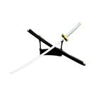 Espada Katana Demon Slayer Em Tamanho Real De 25cm, Prop De Cosplay De Anime Kimetsu No Yaiba,