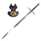 Espada Medieval Longa Knight Cavalaria Golden Ring 1,2metros