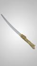 Espada Ninja Plástico Dourada 72cm Espada Ninja Plástico Dourada 72cm